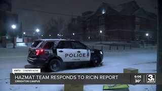 Hazmat team responds to ricin report at Creighton