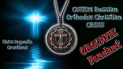 💥Before and After POLISHING💥 Powerful ORGONITE Orthodox Christian CROSS ☦⚛