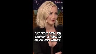 J-Law flashes Francis Ford Coppola..