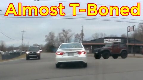 Almost T-Boned at Junction — MURFREESBORO, TN | Car Accident | Caught On Dashcam | Close Call | Footage Show