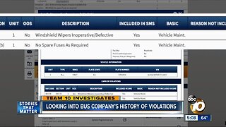 Digging deeper into bus company's history of violations