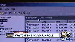 Watch scam unfold with man claiming to be with Microsoft