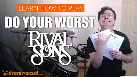 ★ Do Your Worst (Rival Sons) ★ Drum Lesson PREVIEW | How To Play Song (Mike Miley)