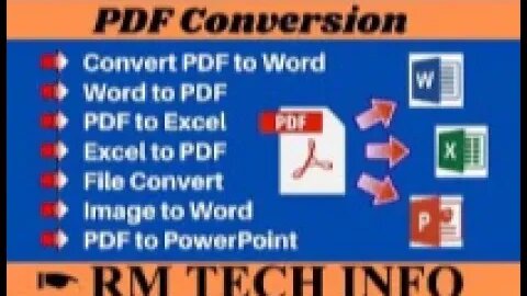 How to Convert Word, Excel, or PowerPoint Documents file to PDF for Free pdf file kaise banaye