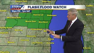 Flash flood watch begins Friday night