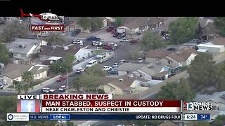 Man stabbed near Charleston and Christie | Breaking news