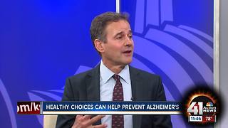 Healthy choices can help prevent Alzheimer's