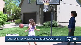 Parents reminded of importance of getting COVID-19 test