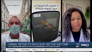 Using TikTok to educate on the vaccine