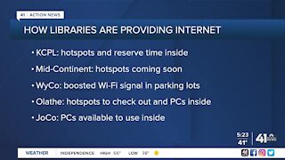 Libraries providing internet access