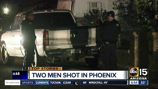 Two men shot in Phoenix neighborhood