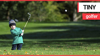 Toddler hailed the next Rory McIlroy because of his exceptional golf skills