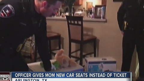 Texas Officer Buys Car Seats For Mom He Pulled Over