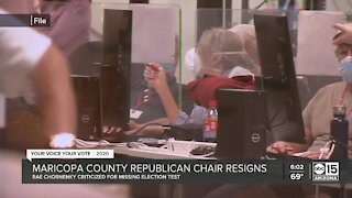Maricopa County Republican Chair resigns