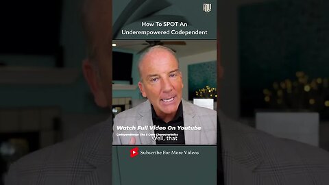 How To SPOT An Underpowered Codependent #shorts