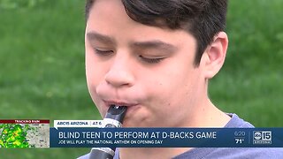 Blind teen to perform at D-backs game