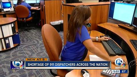 Shortage of 911 dispatchers across the nation