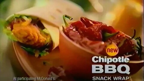 "McDonalds Mood Ring" Chipotle BBQ Snack Wrap Commercial (2007)