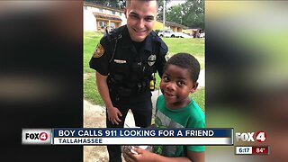 Officer responds to a call looking for a friend