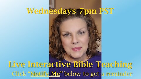 "FAITH IS KEY!" LiveStream! INTERACTIVE Bible Teaching...TONIGHT (Mar 20th)! 7pm PST