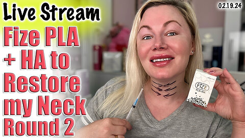 Live Fize PLA+HA to Restore Neck, Round 2! AceCosm | Code Jessica10 Saves you Money