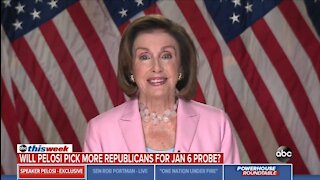 Pelosi: I Plan On Appointing More RINO's To Jan 6 Committee