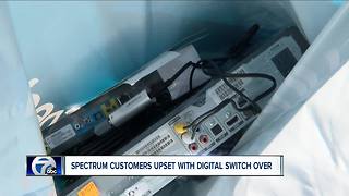 Spectrum customers upset with digital switch over