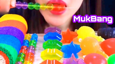 Most Popular Eating Mukbang Colors Food Ep1 | MukBang Creator