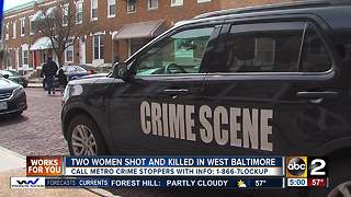 Two women shot, killed in Baltimore home