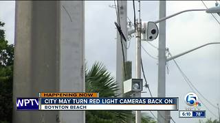 Boynton Beach may turn red light cameras back on