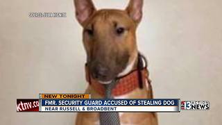 Former security guard accused of stealing Las Vegas family's dog