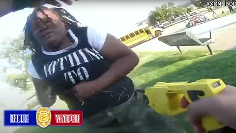 After Attacking A Police Officer Woman Gets Tased