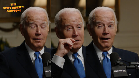 Mumbling Biden's pointless interview, full of his made up stories: "Joey, baby!.. Joey, get up!.. I'm serious, not a joke."
