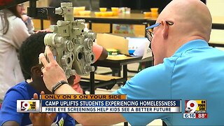 UpSpring Summer 360: Free vision screenings a new benefit at camp for kids experiencing homelessness