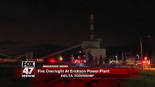 Fire at BWL Erickson Plant, cause unknown
