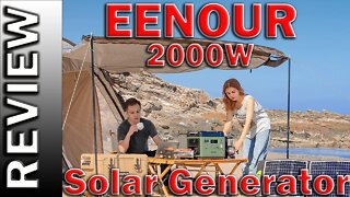 EENOUR P2001 Portable Power Station 2000W Solar Generator LiFePO4 Battery UPS Power Supply Review