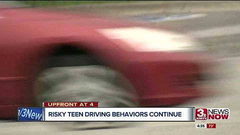Teen drivers in Nebraska engage in risky behavior, according to study