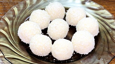 Only 4 Ingredients Coconut Ladoo in 10 Minutes | Instant Coconut Laddu Recipe | Nariyal Ladoo Recipe