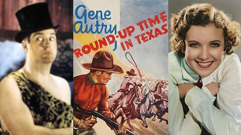 ROUND UP TIME IN TEXAS (1937) Gene Autry, Smiley Burnette & Maxine Doyle | Drama, Western | B&W