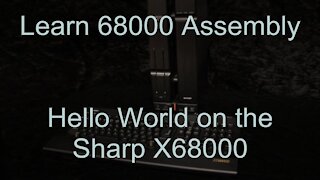 Hello World on the X68000 - 68000 Assembly Lesson H1