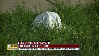 Two men shot during music video filming in Detroit