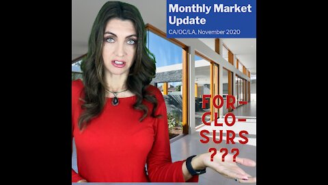 Monthly Market Update for November 2020 in California, Orange and Los Angeles Counties