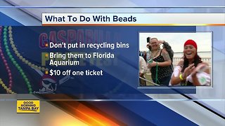 What do to with your Gasparilla beads
