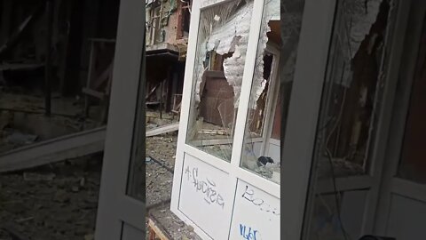 It's already today. Eyewitnesses publish a video of the consequences of a Ukrainian shell hitting