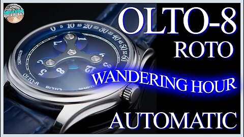 Interesting Way To Tell Time! | Olto-8 Roto Wandering Hour 50m Automatic Unbox & Review