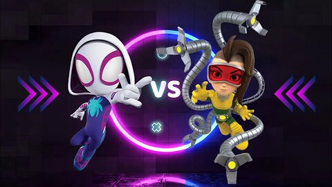 Crypto battles. 5 Season: Spidey and his amazing friends. 3 Episodе: Ghost Spider vs Dock Ock.
