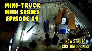 Mini Truck (SE01 EP19) struts CV axle boots Custom springs HiJet Comedy series