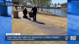 Visitors return to Valley assisted living homes