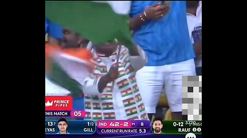 Pak Vs Ind | 3Rd Wicket | S. Iyer Bold By Haris Rauf