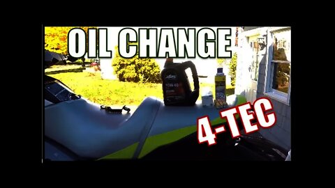 Sea Doo GTI Oil Change